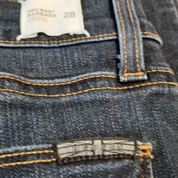Hudson High Waist Barbara Super Skinny Jeans Size 28 - Picture 4 of 8